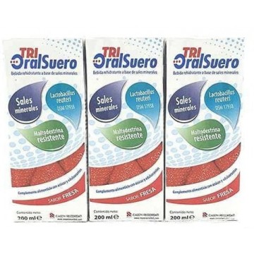 Tri-Oral Suero Fresa 3 x 200ml