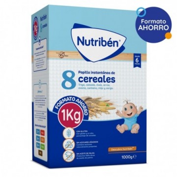 Nutribén Papilla 8 Cereales...