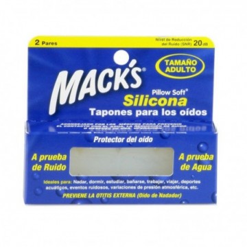 Macks Tapones Oído Silicona...